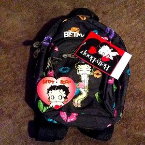 Betty Boop (back pack ) Black .